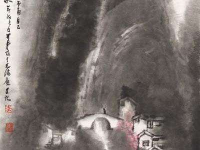 李可染-杏花春雨江南图