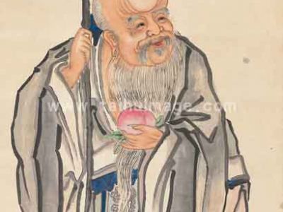 齐白石-寿星