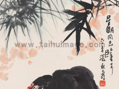 潘天寿-鸡