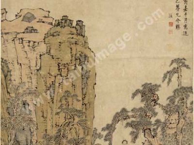 江注-陡壁丹台图