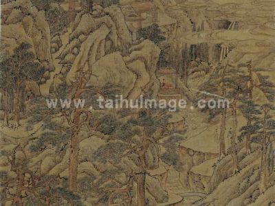 文徵明 松望高逸图