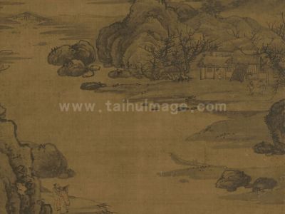 刘度 仿巨然山水