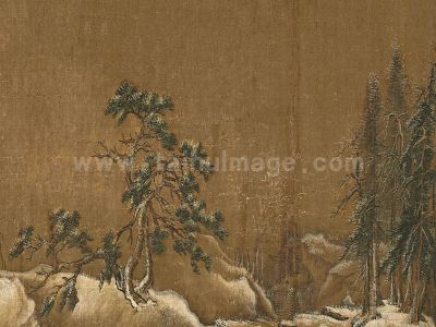 范宽 雪景山水图