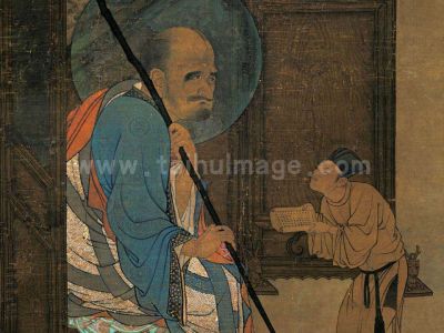 刘松年 画罗汉