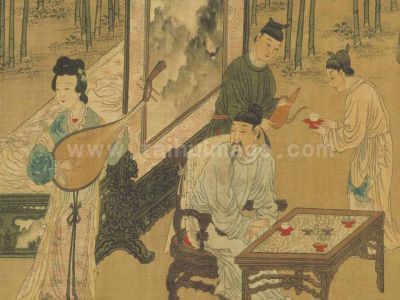 刘松年 十八学士图