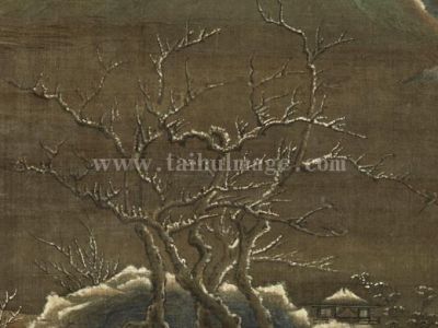 佚名 画雪景图