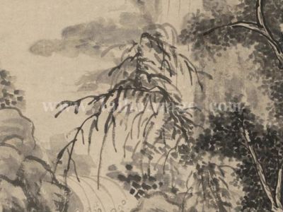文嘉 仿董源山水