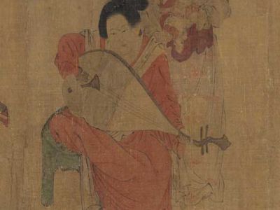 周昉 调婴图