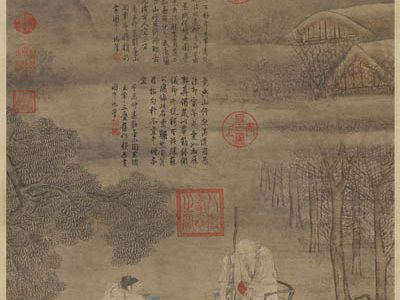 崔子忠 苏轼留带