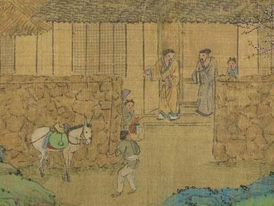 仇英 春山晴靄